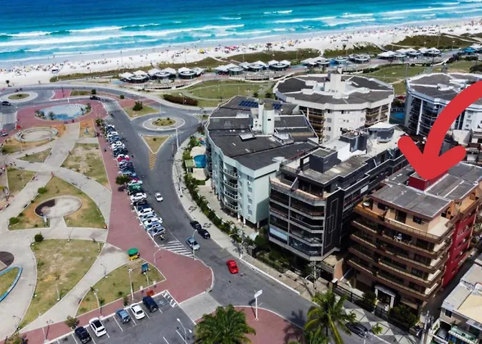150m Praia do Forte, Conforto, 3 Ar Split, Garagem, Enxoval completo